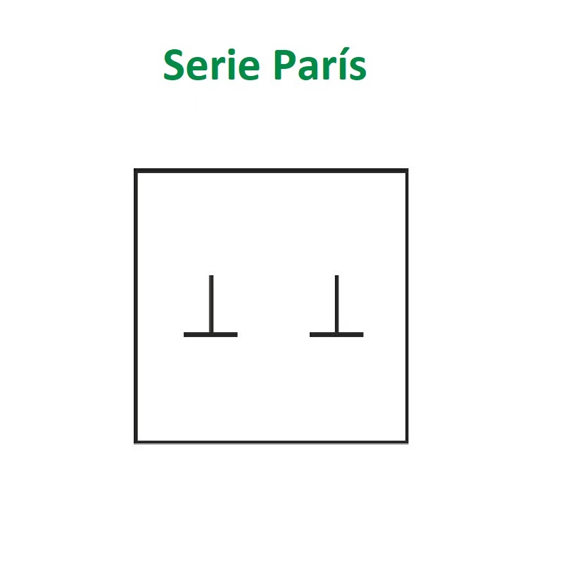 Estuche París Pendientes mini 46x52x30 mm.